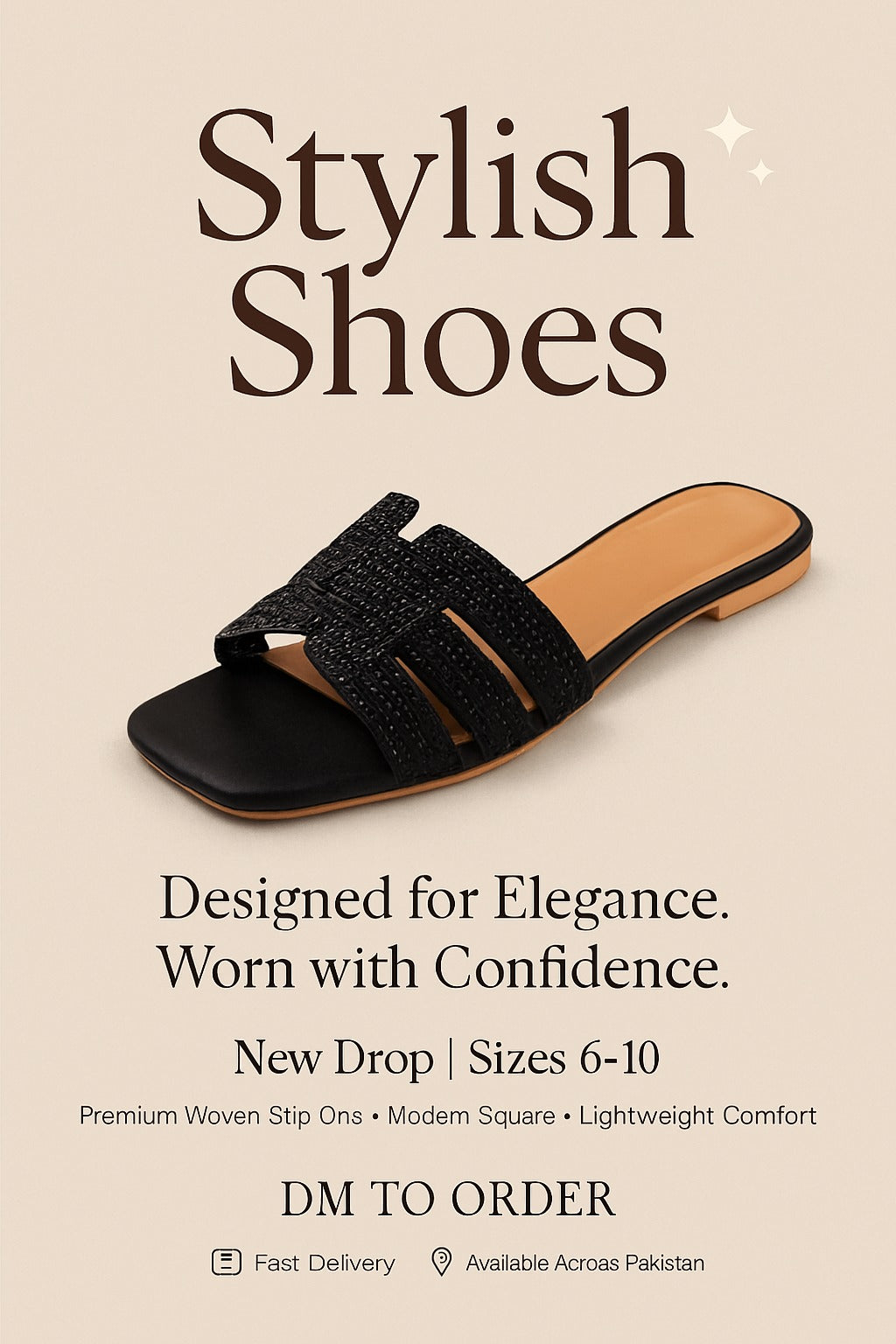 ✨ Elegant Ladies Flat – Stylish & Comfortable Footwear for Every Occasion ✨